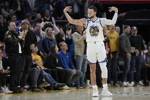 👀库里季后赛61次单场命中至少5记三分 高居NBA历史第一！