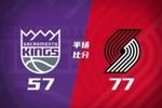 杨瀚森暂未出战 开拓者半场77-57领先国王 阿夫迪亚17分3板7助